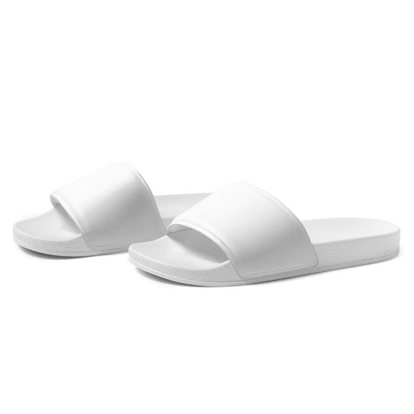 Plain White Slide Sandals (Customizable) - Picture 5 of 8